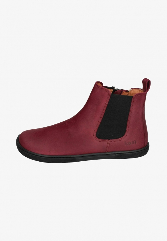 KOEL | Damen-Barfußschuhe Filas Bordeaux – Stiefeletten – Bordeaux
