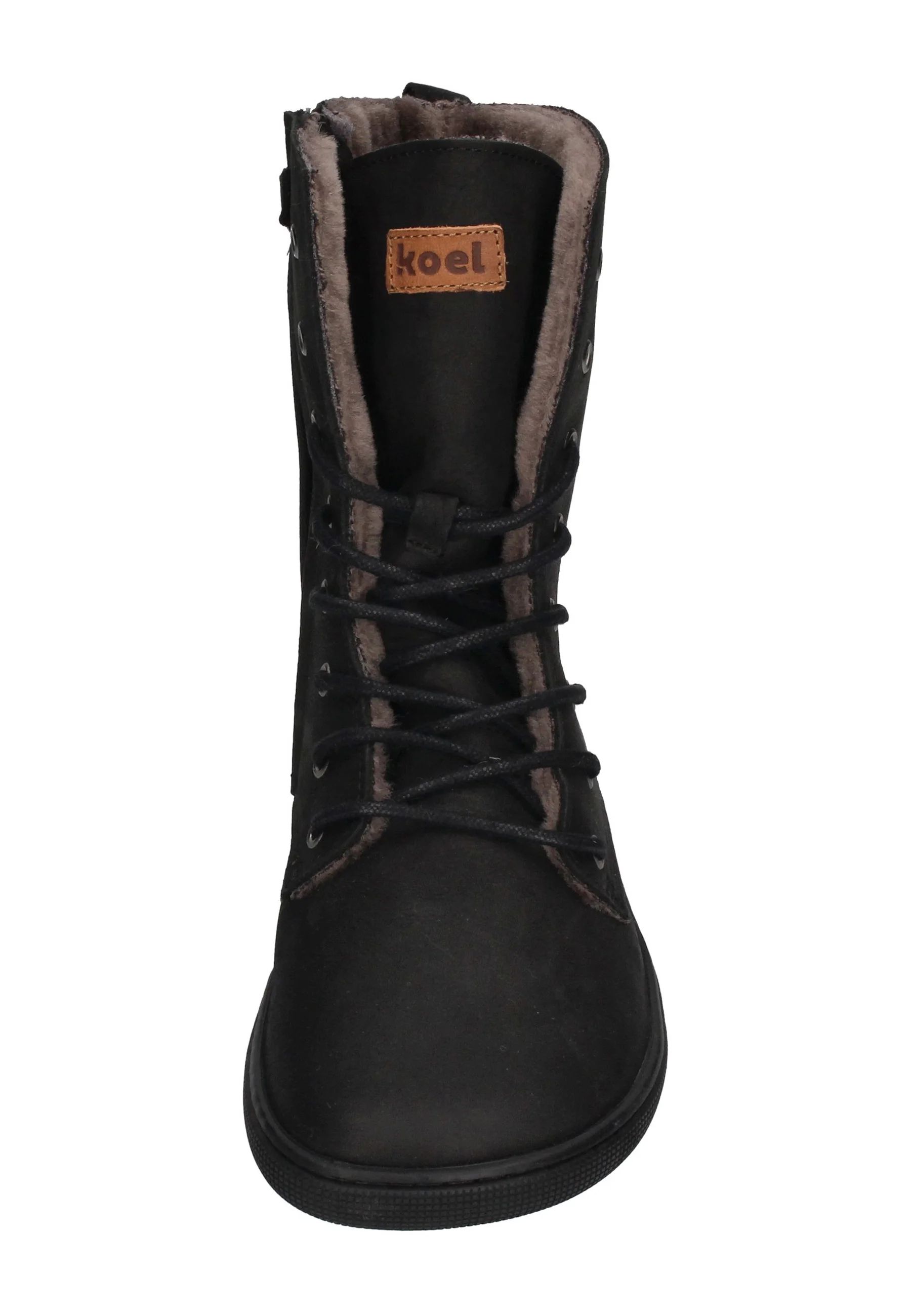 KOEL | DAMEN BAREFOOT FARO - Schnürstiefeletten - Schwarz