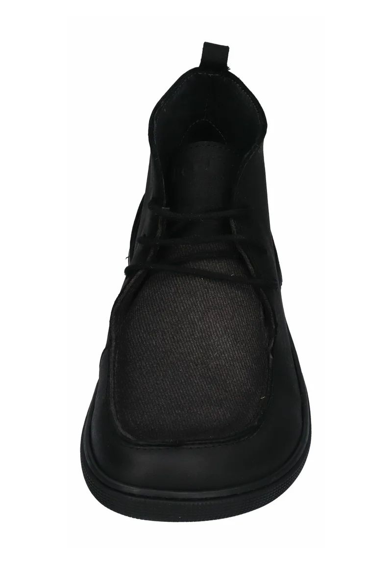 KOEL | Damen-Barfußstiefeletten Hydro – Schnürstiefeletten – Schwarz